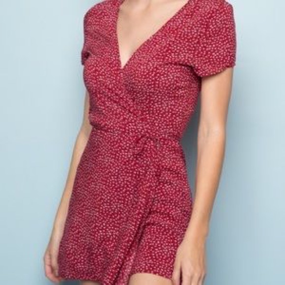 brandy melville robbie wrap dress
